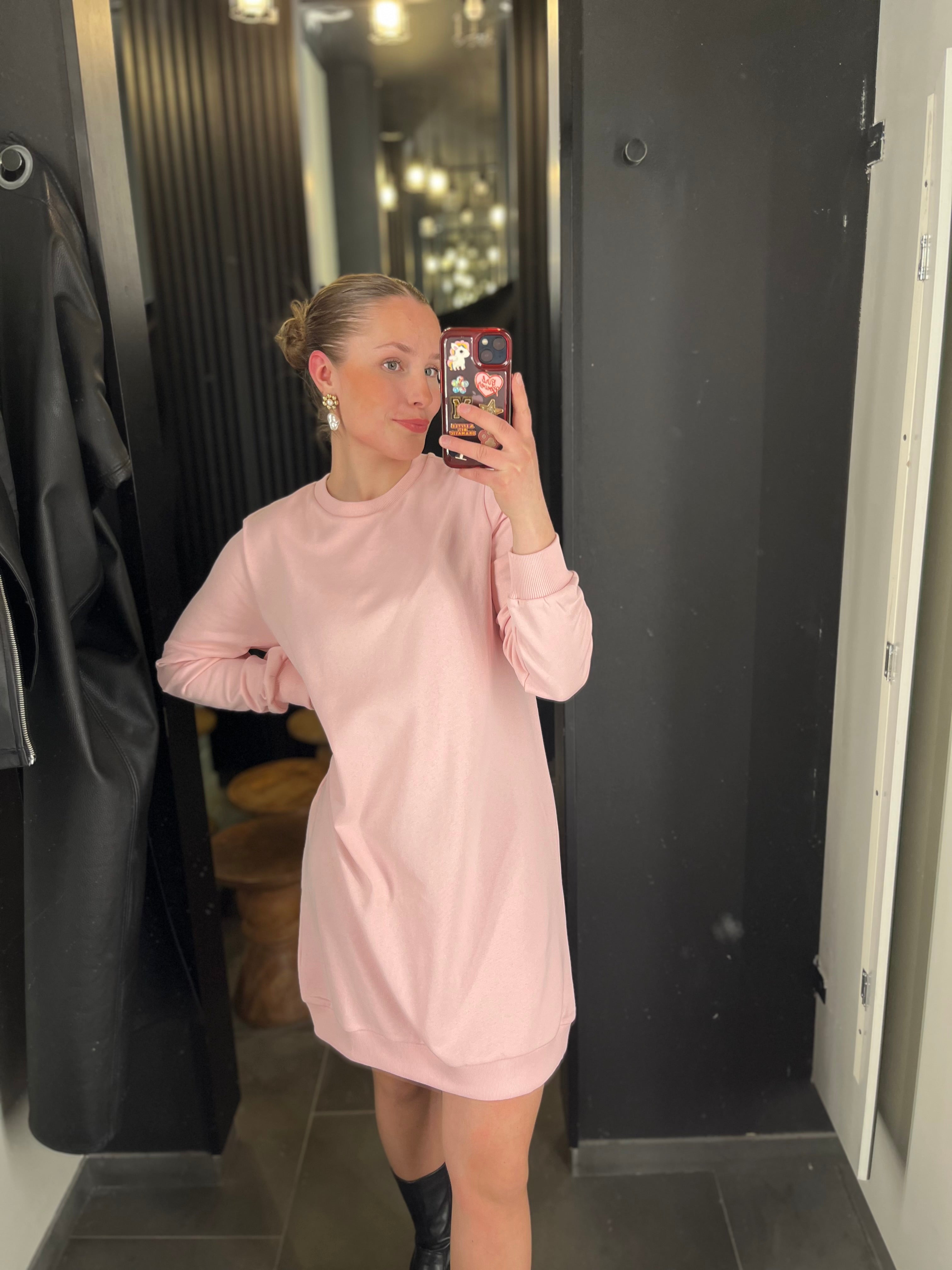 VMELLA Midi Dress - Roseate Spoonbill